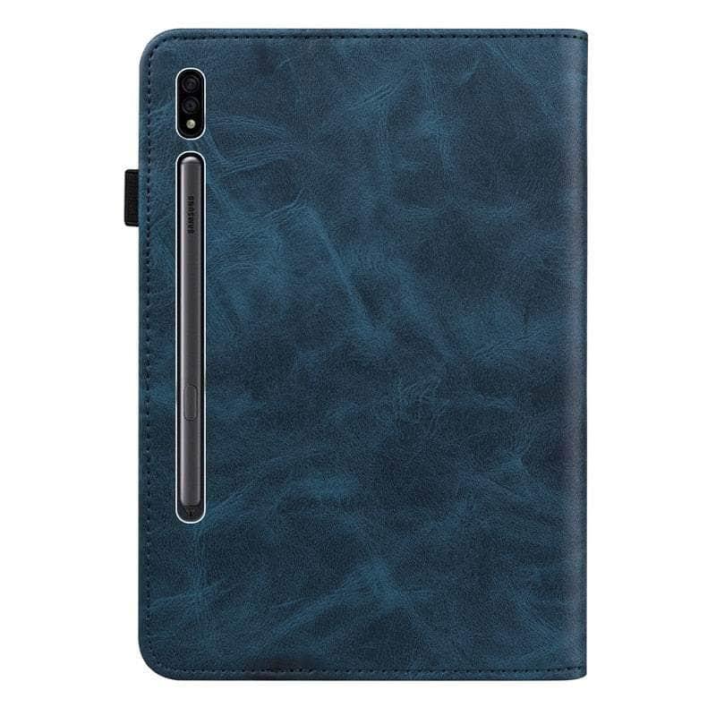 Casebuddy Galaxy Tab S9 Luxury Vegan Leather Wallet Stand