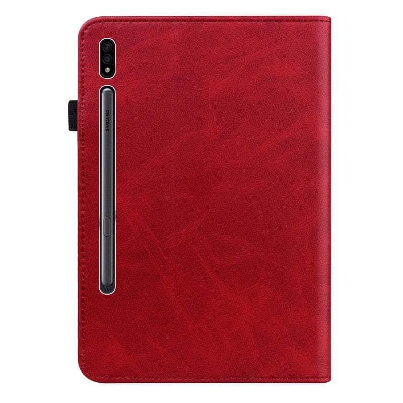 Casebuddy Galaxy Tab S9 Luxury Vegan Leather Wallet Stand