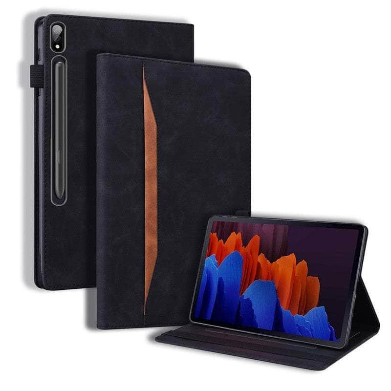 Casebuddy Galaxy Tab S9 Luxury Vegan Leather Wallet Stand