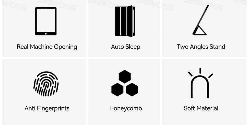 Casebuddy Black / English S9 Plus Galaxy Tab S9 Plus Bluetooth Keyboard Case