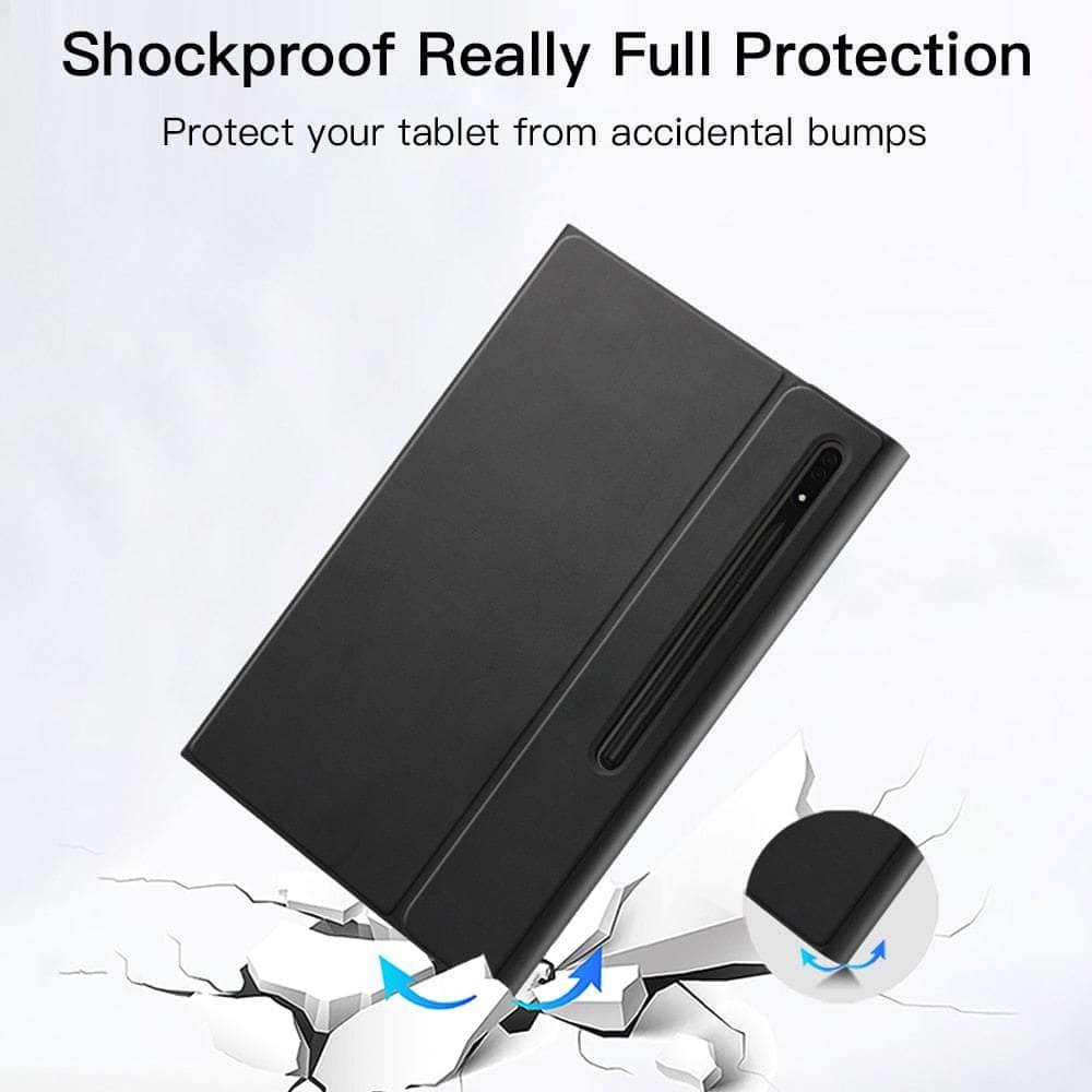 Casebuddy Black / English S9 Plus Galaxy Tab S9 Plus Bluetooth Keyboard Case