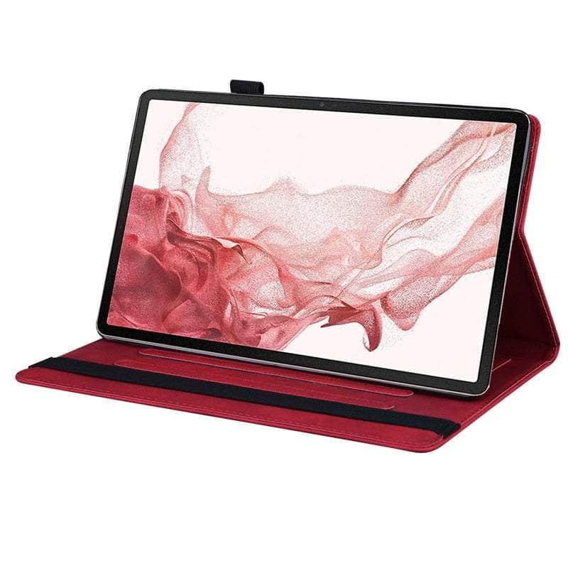 Casebuddy Galaxy Tab S9 Ultra Luxury Vegan Leather Wallet