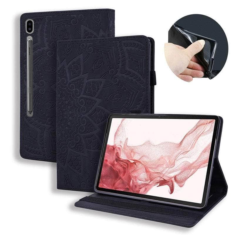 Casebuddy Galaxy Tab S9 Ultra Luxury Vegan Leather Wallet