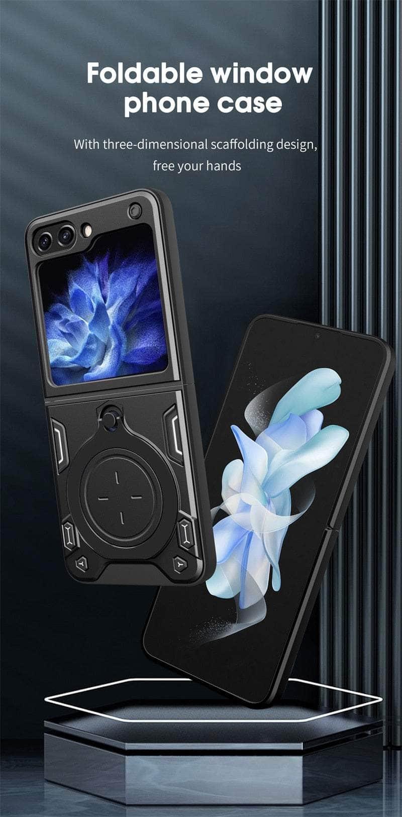 Casebuddy Galaxy Z Flip5 Magnetic Car Holder Armor Case