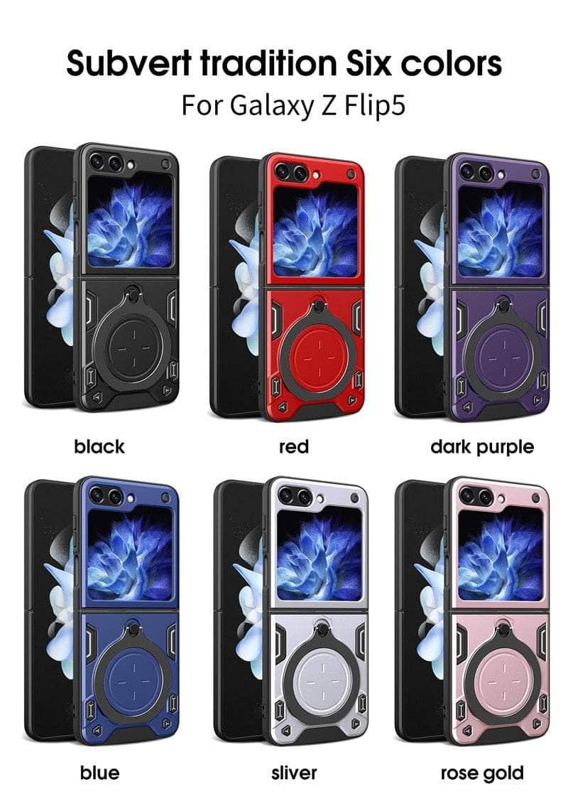 Casebuddy Galaxy Z Flip5 Magnetic Car Holder Armor Case