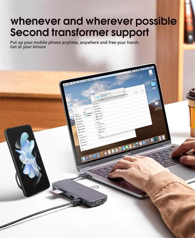 Casebuddy Galaxy Z Flip5 Magnetic Car Holder Armor Case