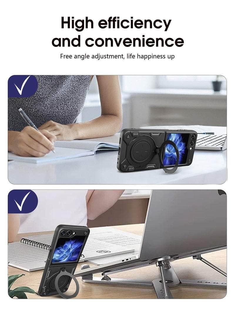 Casebuddy Galaxy Z Flip5 Magnetic Car Holder Armor Case