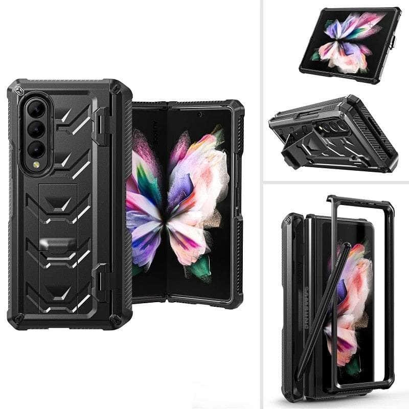 Casebuddy Galaxy Z Fold 4 Hinge Pen Slot Kickstand Hard Case