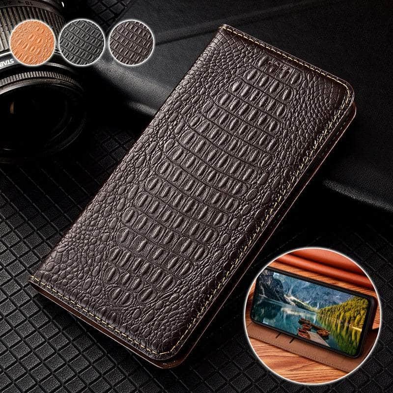 Casebuddy Genuine Galaxy A54 Leather Flip Wallet Case