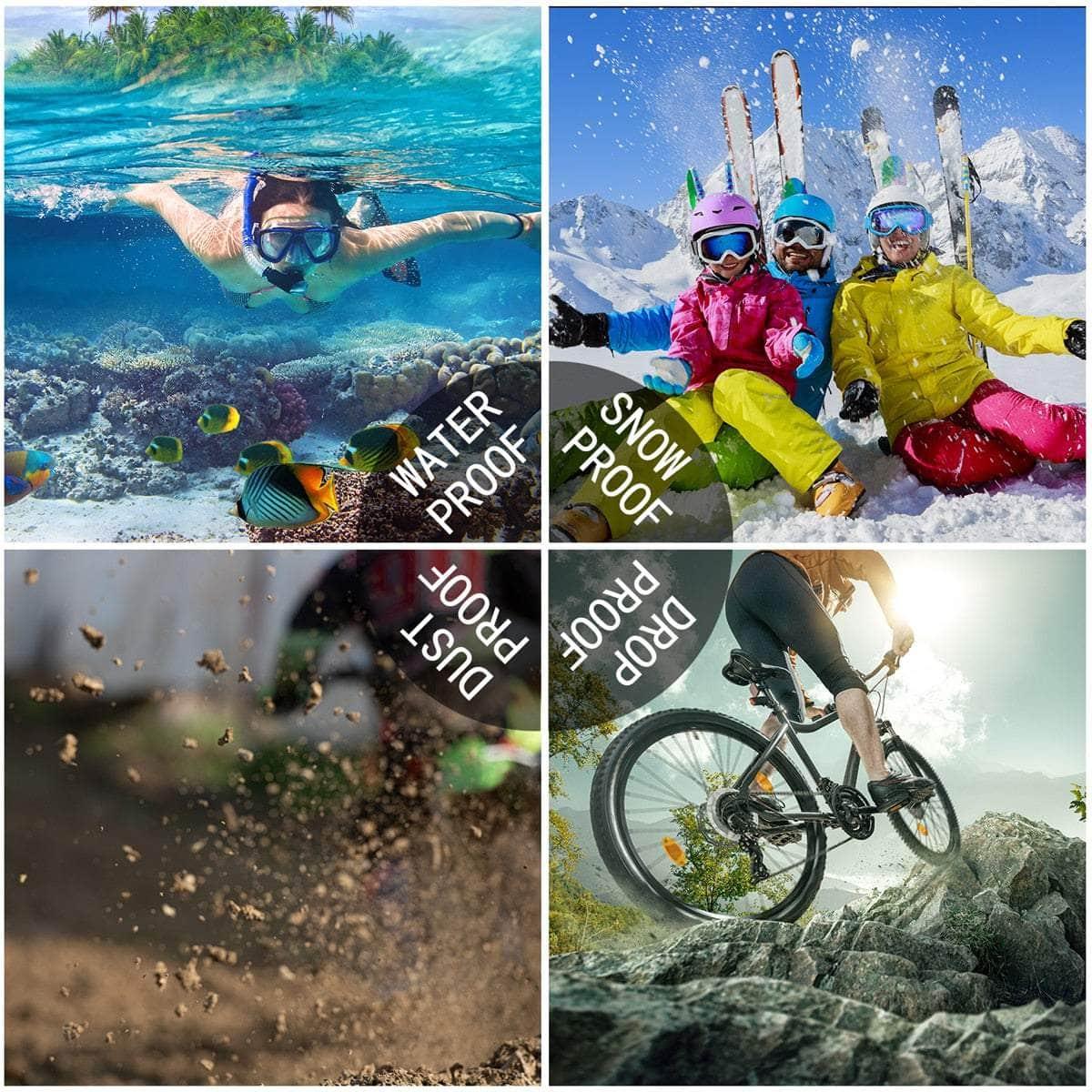 Casebuddy Black / For iPhone 15 iPhone 15 IP68 Waterproof Wireless MagSafe Case