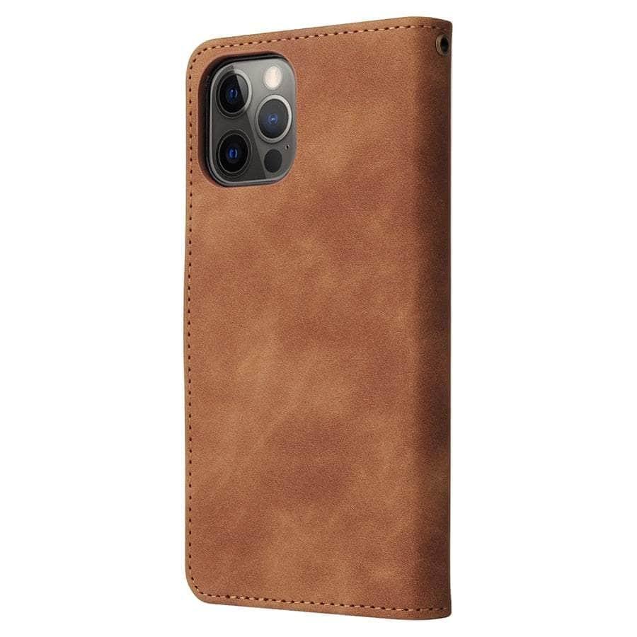 Casebuddy iPhone 15 Leather Wallet Case