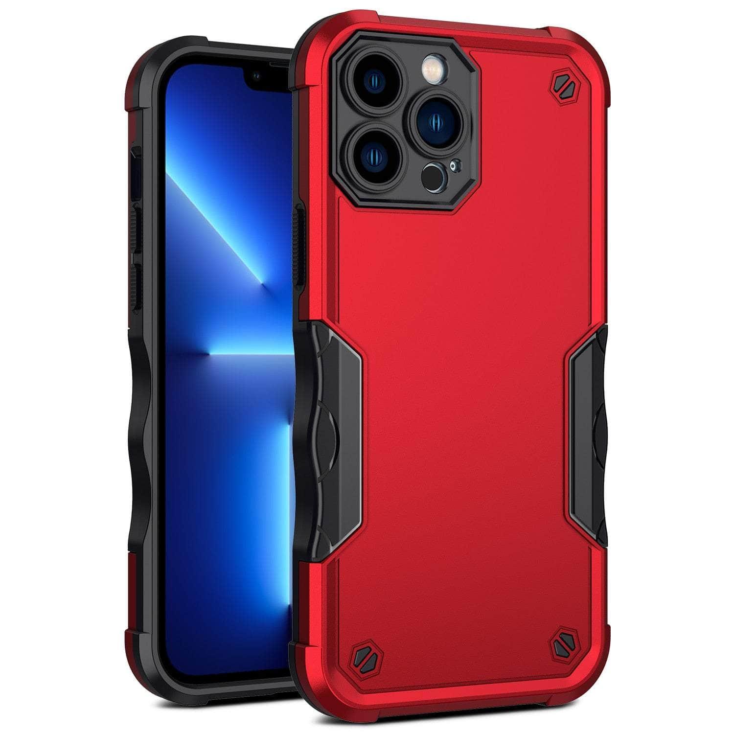 Casebuddy Red / iPhone 15 Plus iPhone 15 Plus Armor Shockproof Rugged Drop Cover