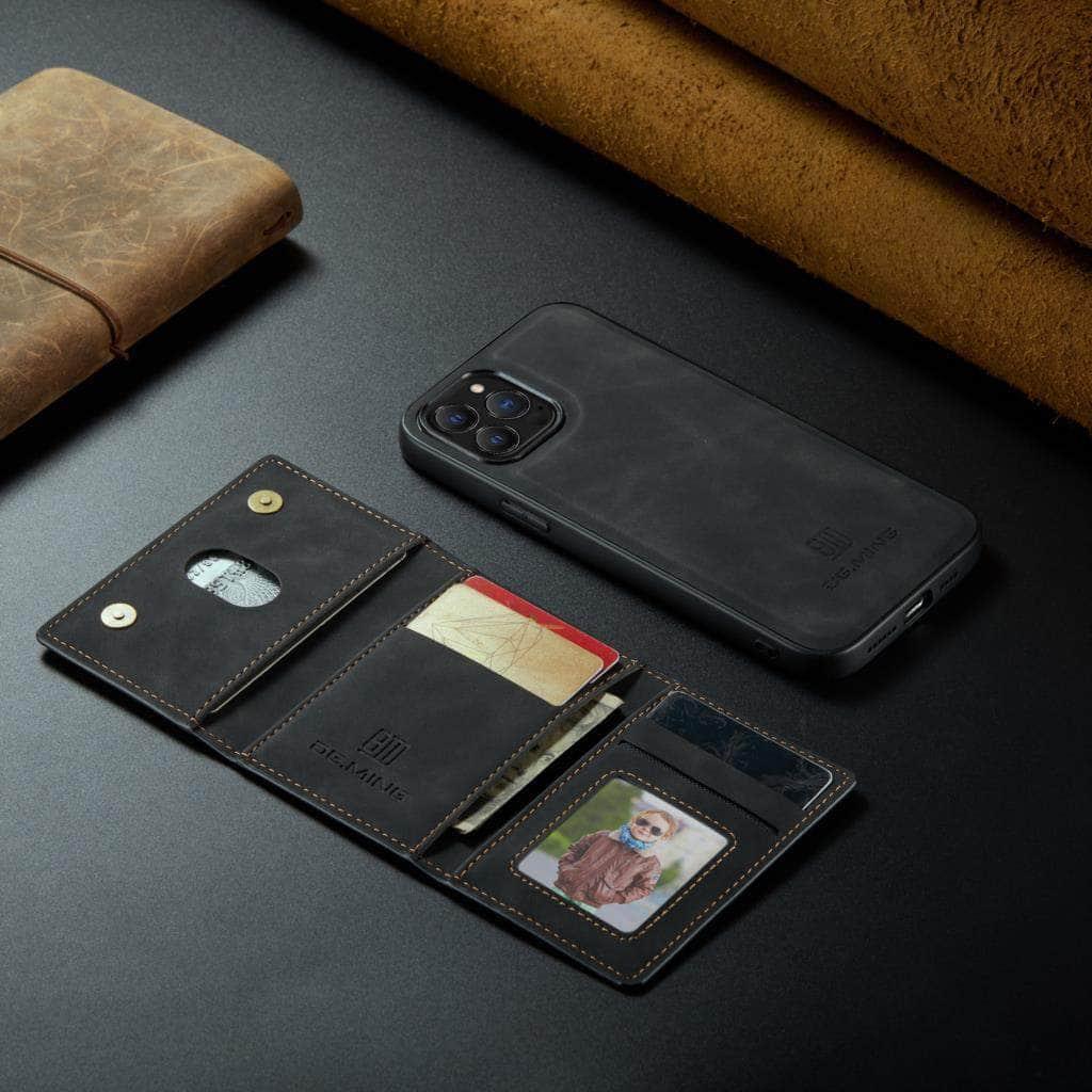 Casebuddy iPhone 15 Plus Magnetic Split Body Wallet Case