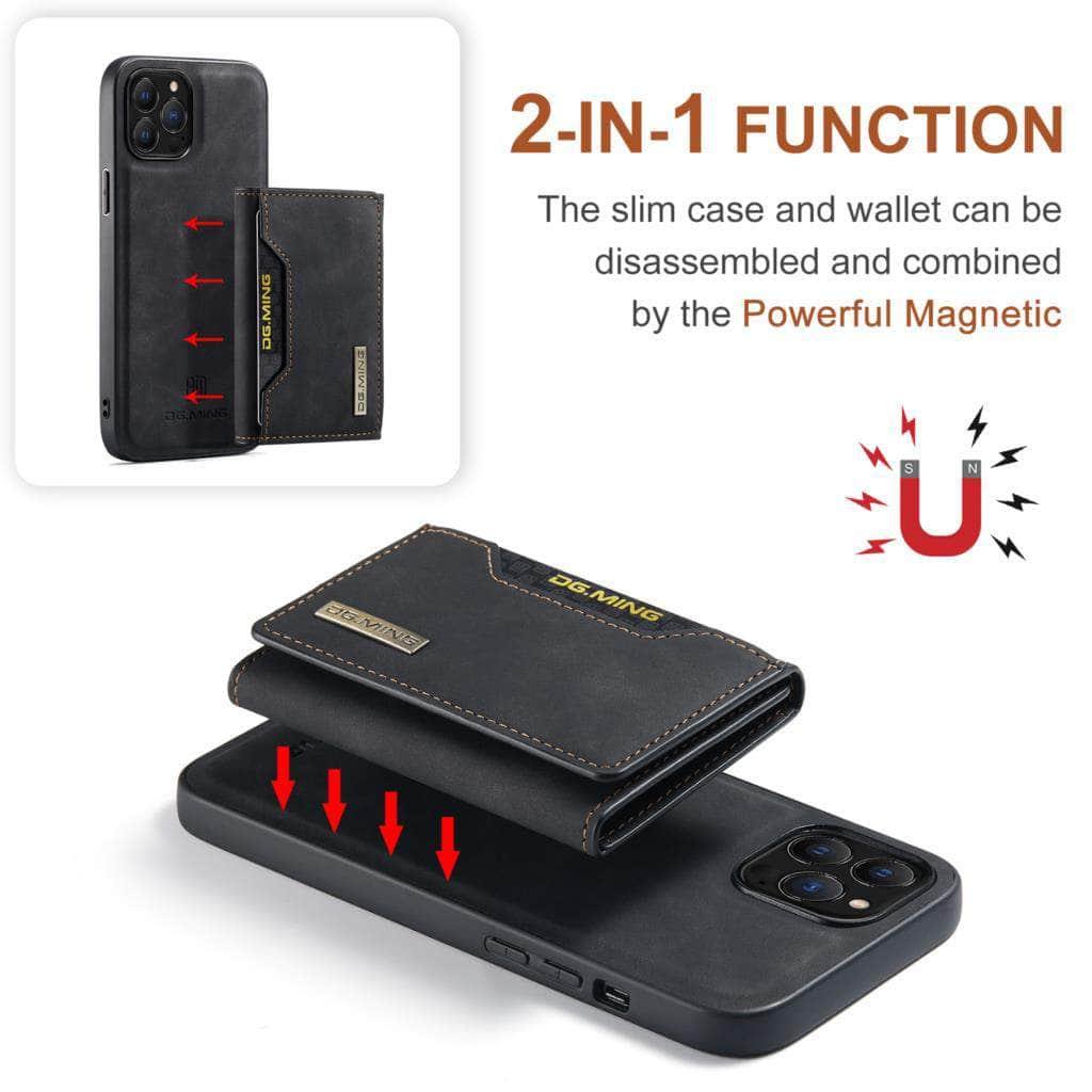 Casebuddy iPhone 15 Plus Magnetic Split Body Wallet Case