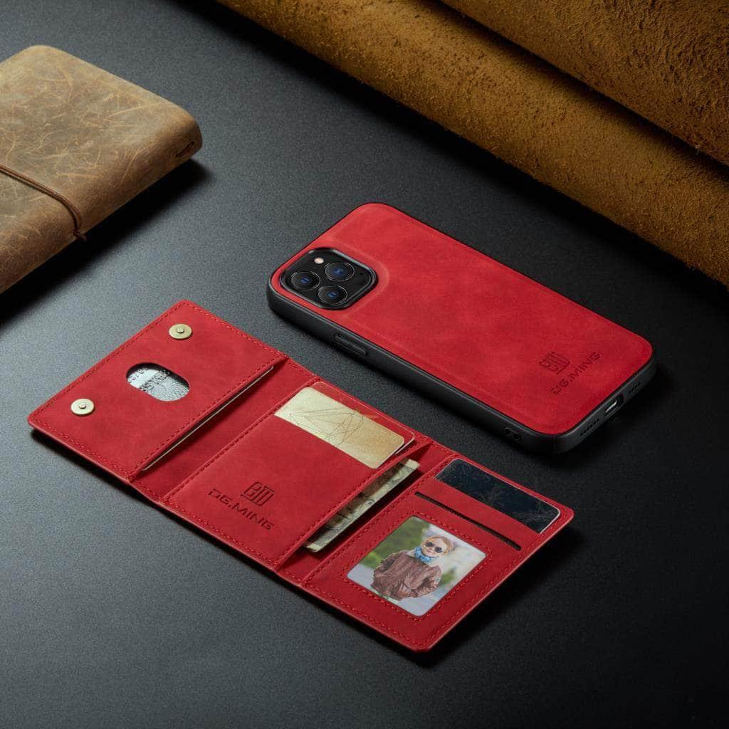 Casebuddy iPhone 15 Plus Magnetic Split Body Wallet Case