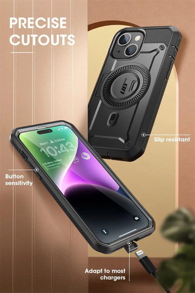 Casebuddy Black / PC + TPU iPhone 15 Plus SUPCASE UB Pro Mag Full Body Case