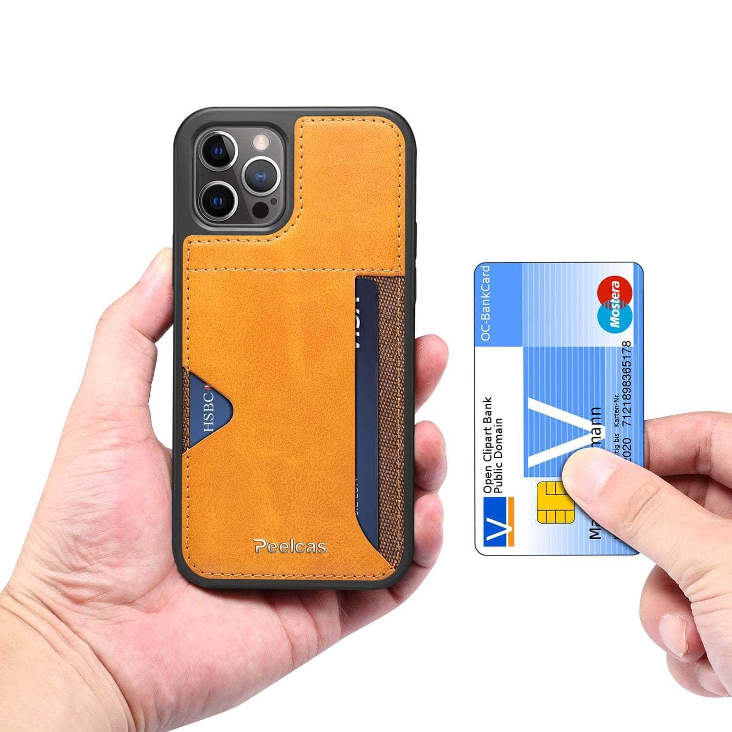 Casebuddy iPhone 15 Pro Drop Protection Card Holder Case