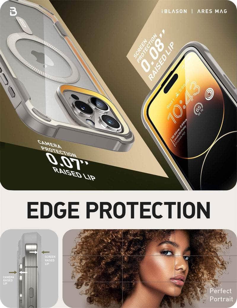 Casebuddy iPhone 15 Pro I-BLASON AresMag Shockproof MagSafe Case