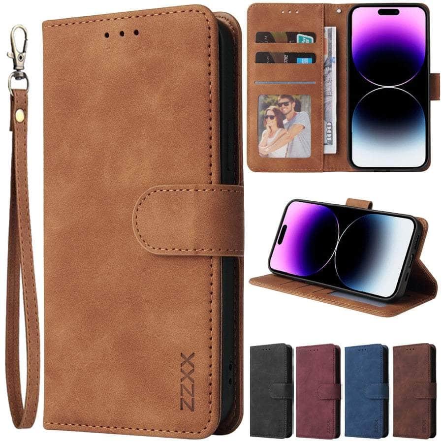 Casebuddy iPhone 15 Pro Leather Wallet Case