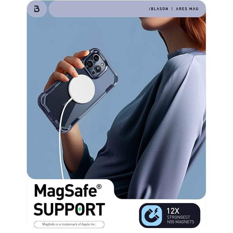 Casebuddy iPhone 15 Pro Max I-BLASON AresMag Shockproof MagSafe Case