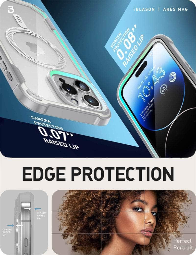 Casebuddy iPhone 15 Pro Max I-BLASON AresMag Shockproof MagSafe Case