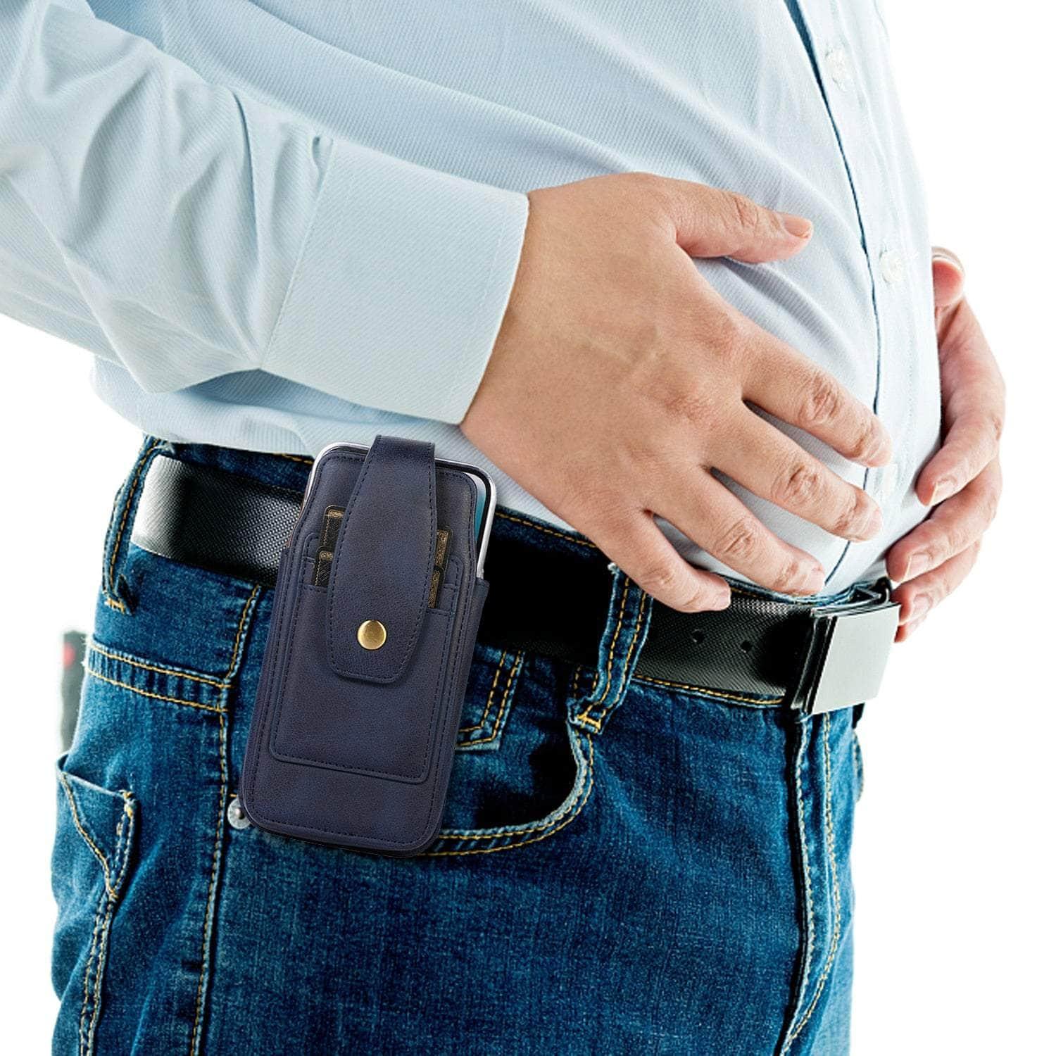 Casebuddy Leather Belt Clip Galaxy Z Fold 5 Holster Pouch