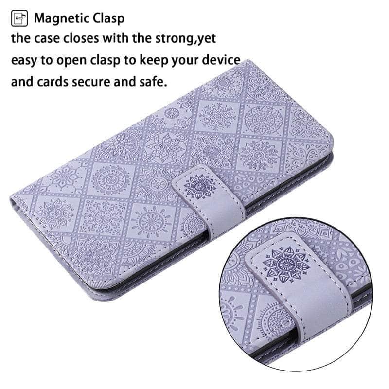 Casebuddy Leather Flip Wallet Galaxy A14 Floral Case