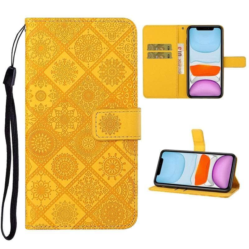 Casebuddy Leather Flip Wallet Galaxy A24 Floral Case
