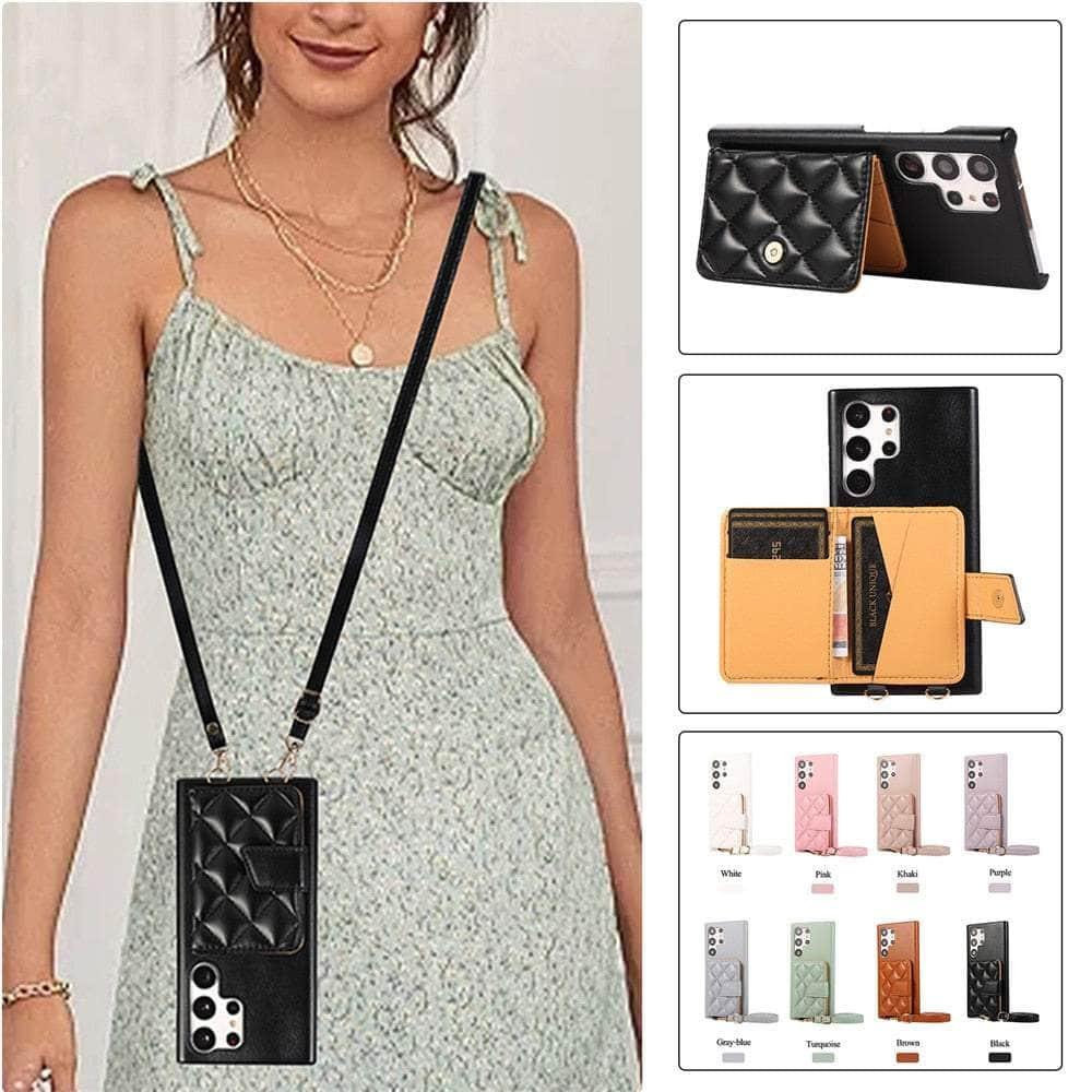 Casebuddy Leather Plaid Galaxy S23 FE Wallet