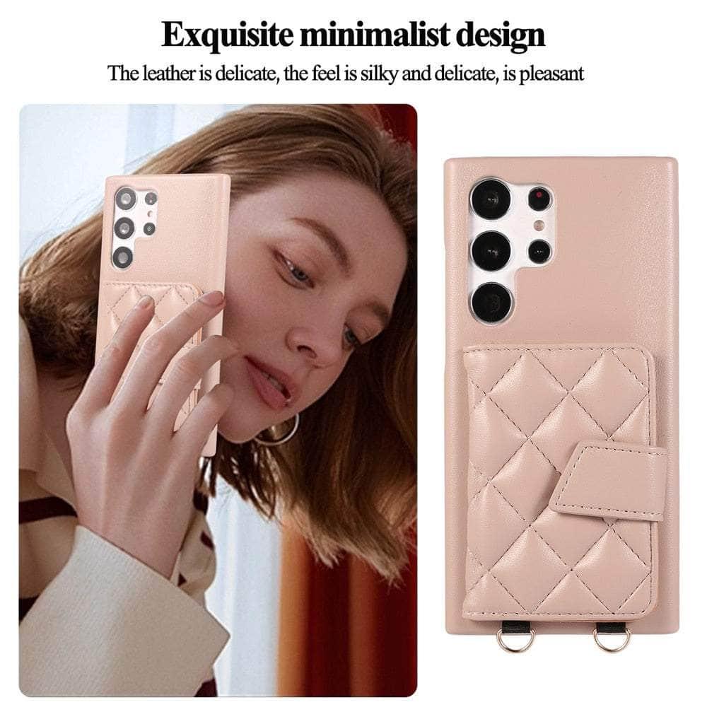 Casebuddy Leather Plaid Galaxy S23 FE Wallet