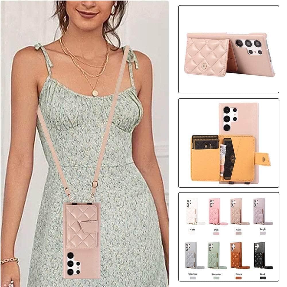 Casebuddy Leather Plaid Galaxy S23 FE Wallet