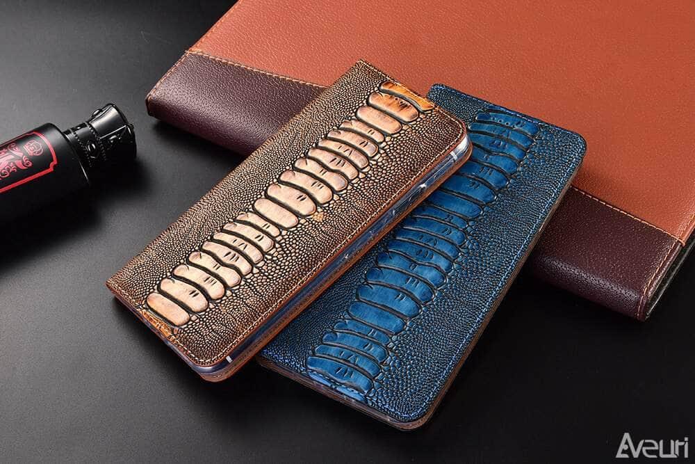 Casebuddy Luxury Galaxy A34 Genuine Leather Flip Case