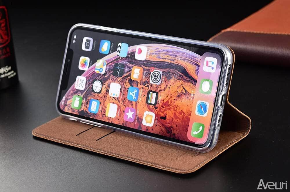 Casebuddy Luxury Galaxy A34 Genuine Leather Flip Case