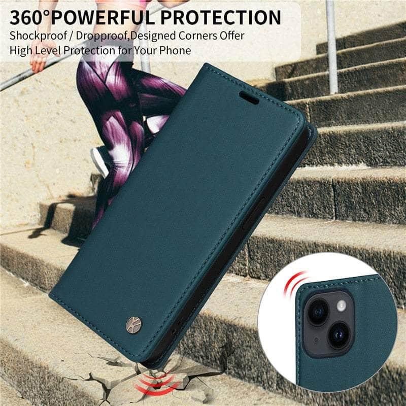 Casebuddy Samsung Galaxy A34 Flip Vegan Leather Case