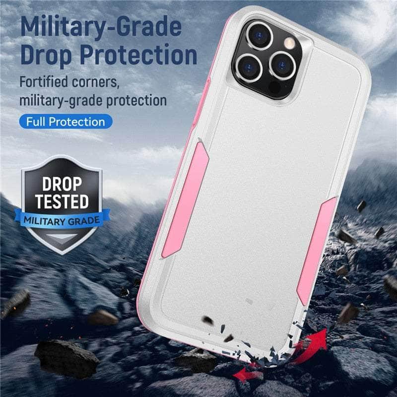 Casebuddy Shockproof iPhone 15 Pro Rugged Silicone Hard Cover