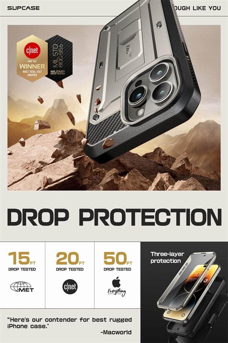 Casebuddy SUPCASE iPhone 15 Pro UB Rugged Heavy Duty Case