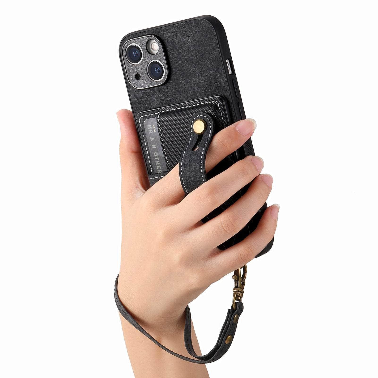 Casebuddy Vegan Leather iPhone 15 Plus Wallet Case