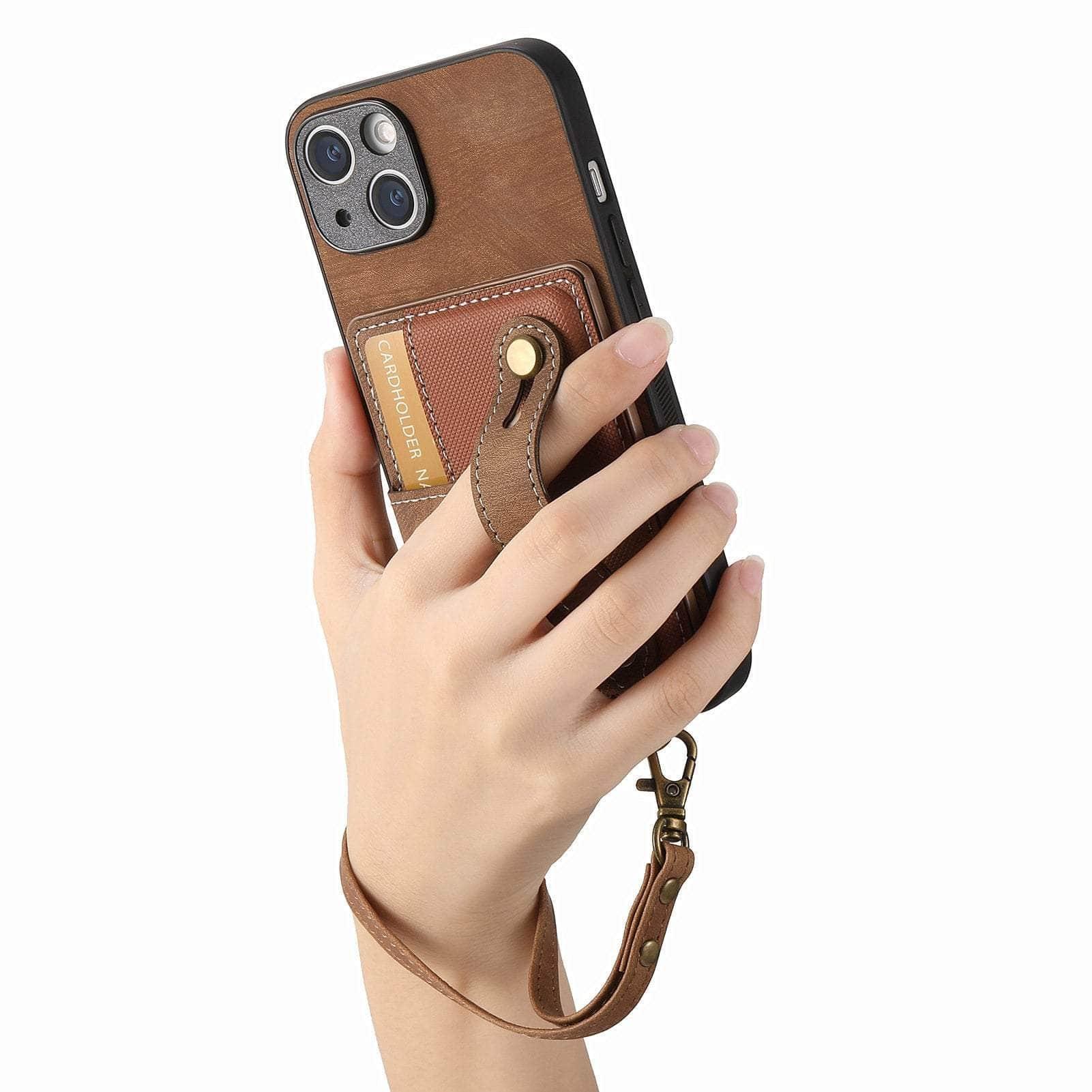 Casebuddy Vegan Leather iPhone 15 Pro Max Wallet Case