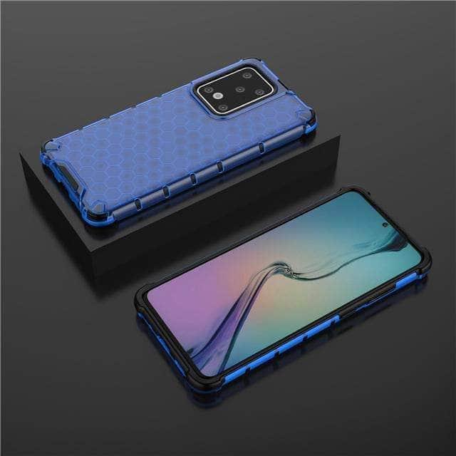 Armor Case Samsung S20+ S20 Ultra 5G Honeycomb Clear Phone Case Shockproof Back Cover