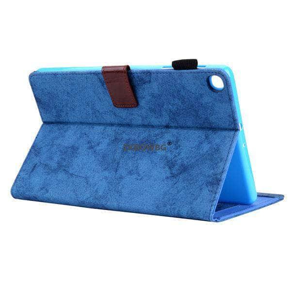 Business PU Leather With Soft TPU Back Case For Samsung Galaxy Tab A 8.0 2019 With S Pen P200 P205
