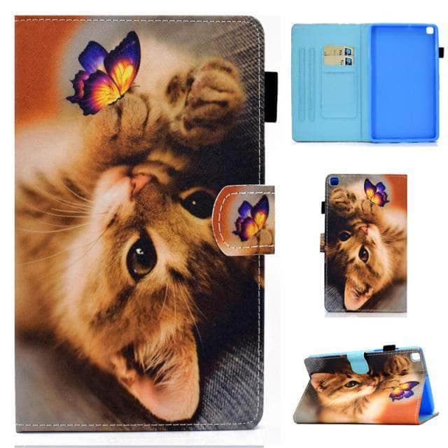 CaseBuddy Australia Casebuddy H / Tab A7 Lite 8.7 inch Galaxy Tab A7 Lite T220 T225 Cartoon Leather Stand Case