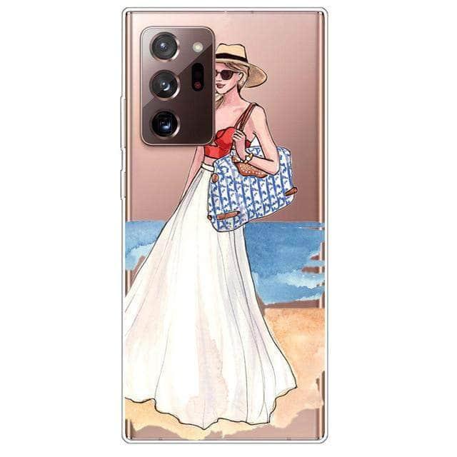 CaseBuddy Australia Casebuddy S21 Clear Transparent Soft TPU Themed Cover