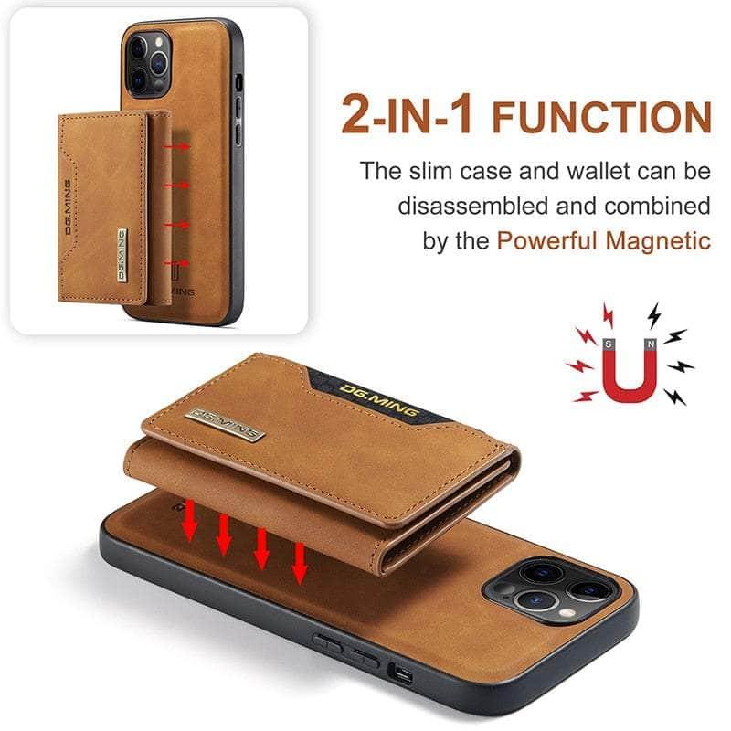 Casebuddy CaseMe iPhone 14 Detachable Magnetic Leather Case