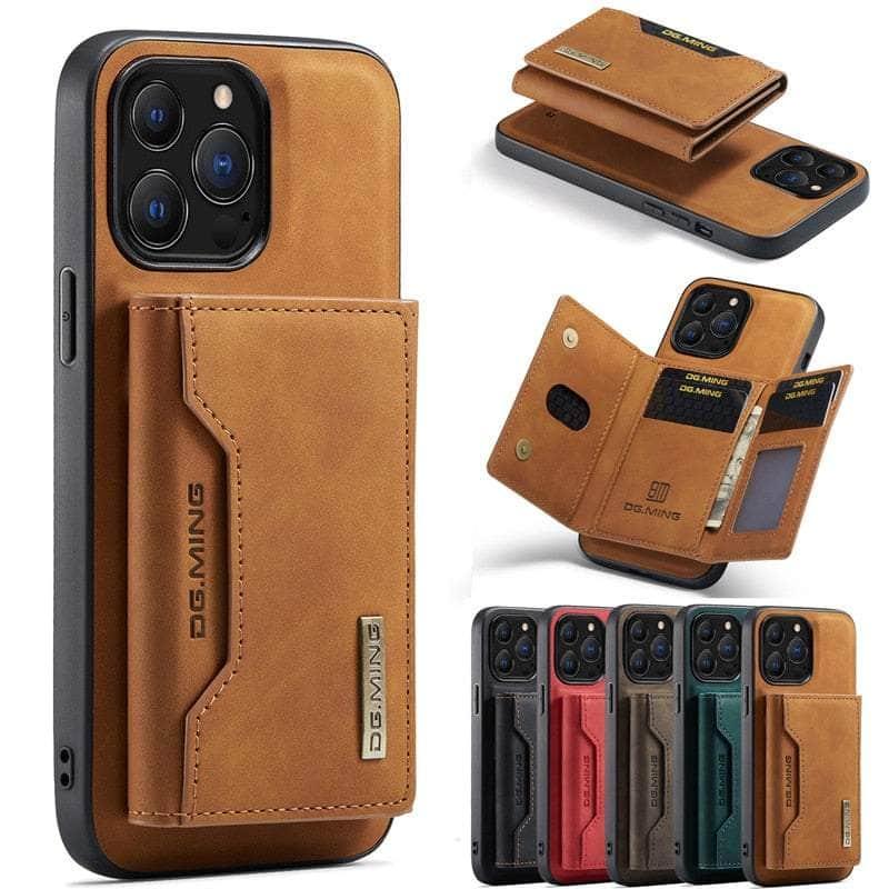 Casebuddy CaseMe iPhone 14 Max Detachable Magnetic Leather Phone Case