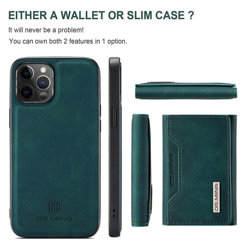 Casebuddy CaseMe iPhone 14 Pro Detachable Magnetic Leather Case