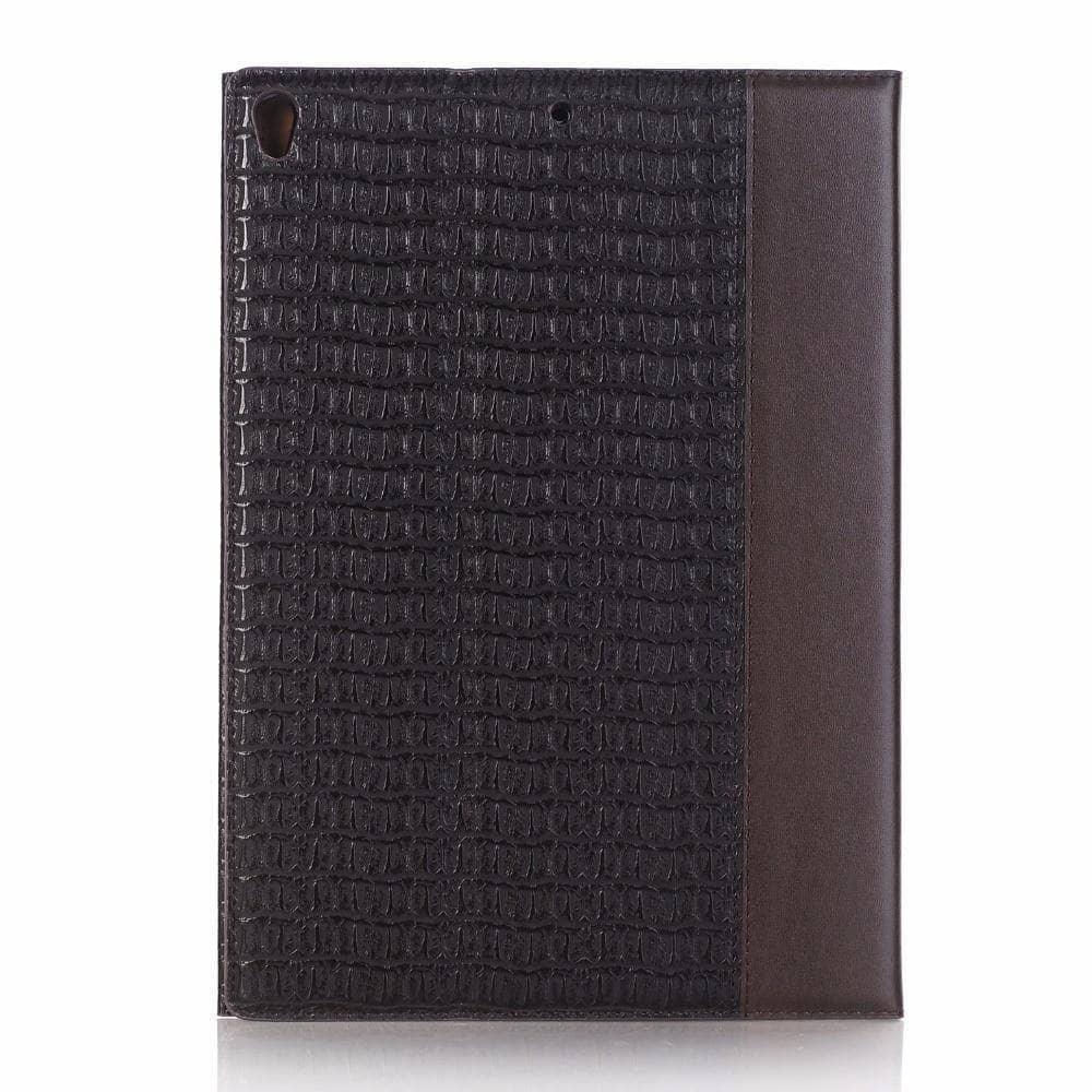 Crocodile Wallet Flip Smart Sleep Awake Leather Looks iPad Air 3 2019 Case - CaseBuddy