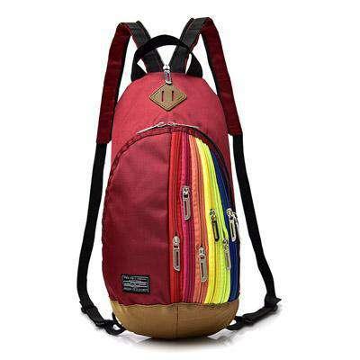 DIDABEAR Waterproof Nylon Small Backpack Rainbow Tags - CaseBuddy