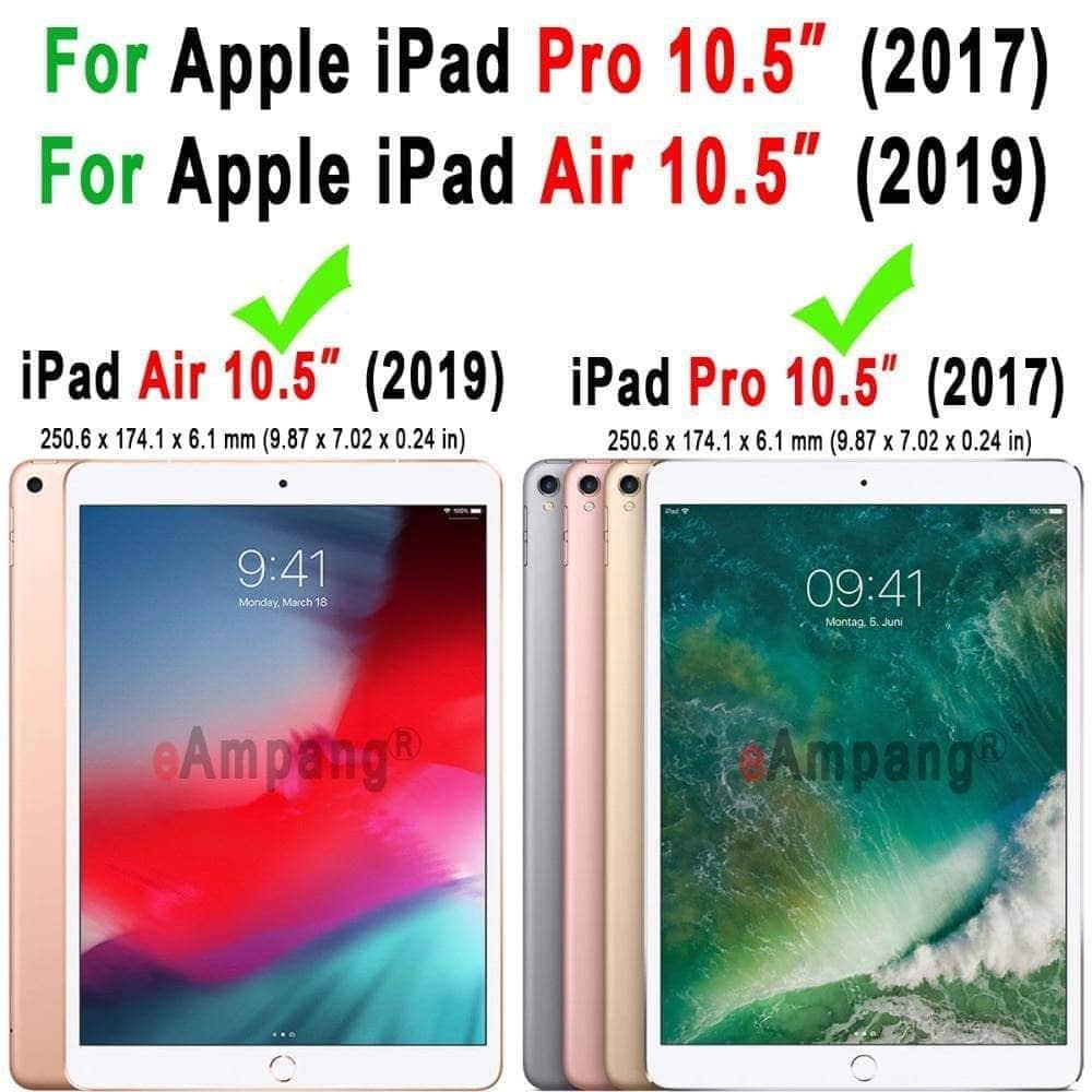 CaseBuddy Casebuddy Double Color Leather Look Book Smart Sleep Awake Cover iPad Air 3 2019