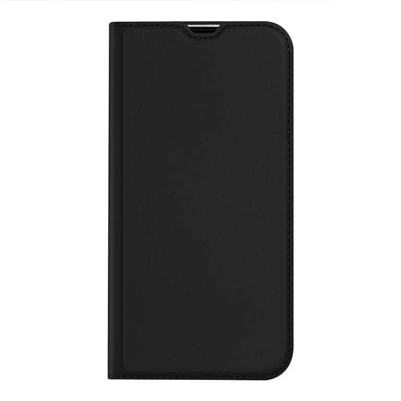 Casebuddy Black / For iPhone 14 Max DUX DUCIS iPhone 14 Max Magnetic Leather Flip Wallet Stand Cover