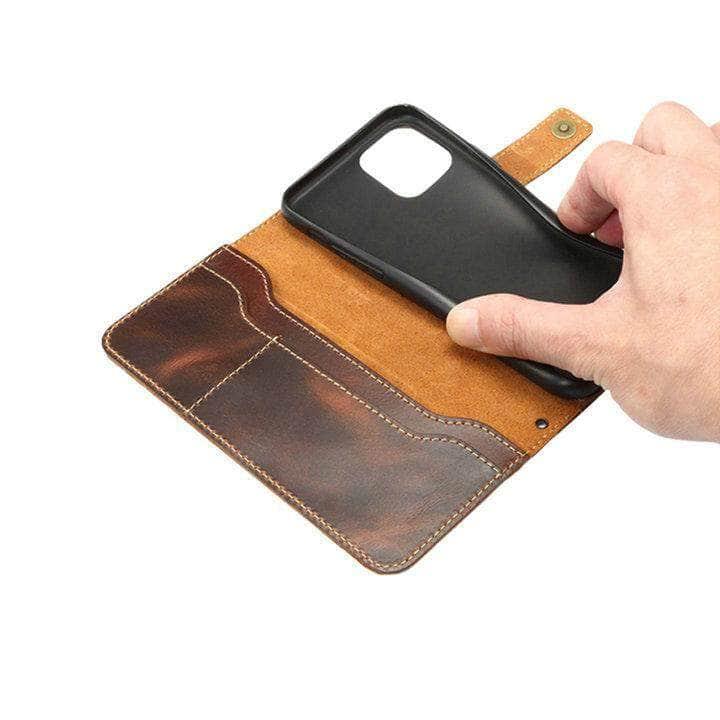 For Apple iPhone 12 2020 Leather Case iPhone Flip Cover Wallet - CaseBuddy